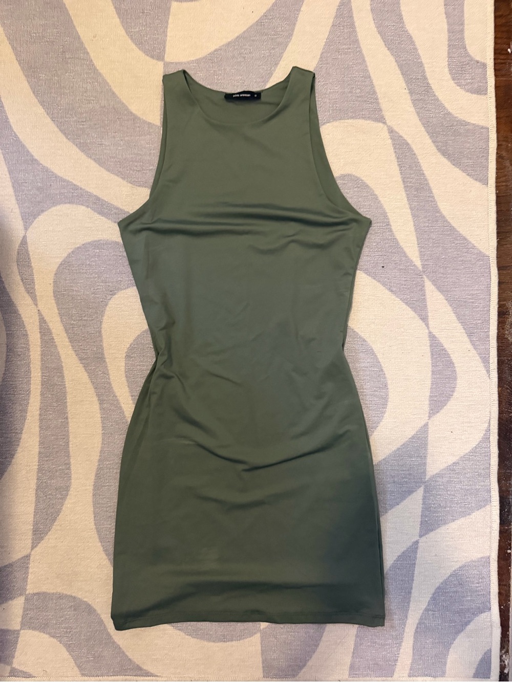 Brand New! Greek Boutique Olive Green Sleeveless Bodycon Dress